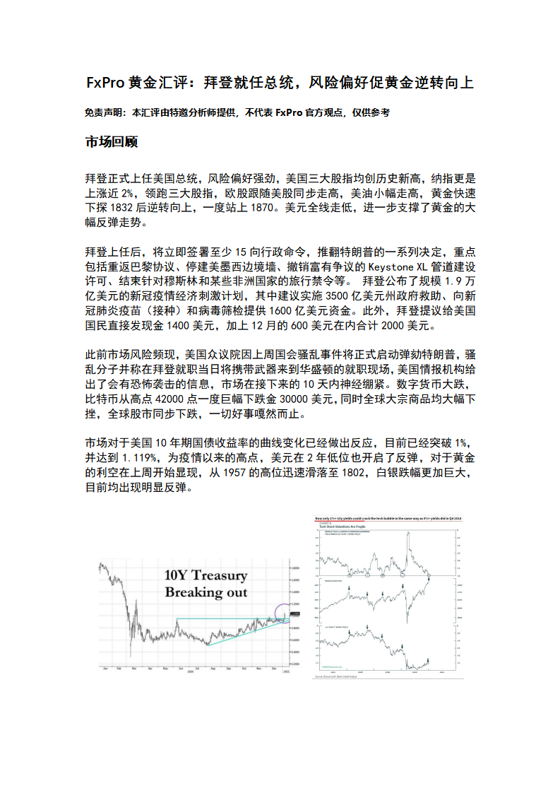 1.21 拜登就任总统，风险偏好促黄金逆转向上_01.png