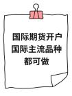 国际期货可以交易的品种繁多，主要分为商品期货和金融期货两大类，具体如下：