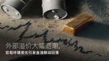 Amillex安迈每日汇评｜外部溢价大幅退潮，宏观环境变化引发金油联动回落 