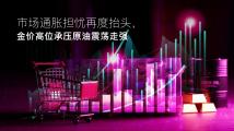 Amillex安迈每日汇评｜市场通胀担忧再度抬头，金价高位承压原油震荡走强